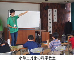 小学生対象の科学教室